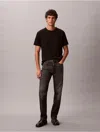 Calvin Klein Jeans Est.1978 Calvin Klein Men's Cotton Cashmere Standard Straight Fit Jeans In Black