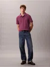 Calvin Klein Jeans Est.1978 Calvin Klein Men's Cotton Pique Classic Polo Shirt In Purple