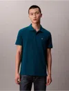 Calvin Klein Jeans Est.1978 Calvin Klein Men's Cotton Pique Classic Polo Shirt In Blue
