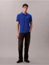 Calvin Klein Jeans Est.1978 Calvin Klein Men's Cotton Pique Classic Polo Shirt In Blue
