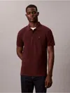 Calvin Klein Jeans Est.1978 Calvin Klein Men's Cotton Pique Classic Polo Shirt In Brown