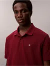 Calvin Klein Jeans Est.1978 Calvin Klein Men's Cotton Pique Classic Polo Shirt In Red