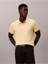 Calvin Klein Jeans Est.1978 Calvin Klein Men's Cotton Pique Classic Polo Shirt In Yellow