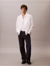 Calvin Klein Jeans Est.1978 Calvin Klein Men's Stripe Oxford Relaxed Button-down Shirt In Blue