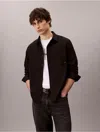Calvin Klein Jeans Est.1978 Calvin Klein Men's Cotton Poplin Relaxed Button-down Shirt In Black