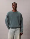 Calvin Klein Jeans Est.1978 Calvin Klein Men's Cotton Relaxed Crewneck Sweater In Blue