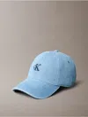 Calvin Klein Jeans Est.1978 Calvin Klein Men's Denim Compact Monogram Logo Baseball Cap In Blue
