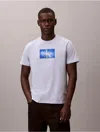 Calvin Klein Jeans Est.1978 Calvin Klein Men's Distressed Monogram Classic T-shirt In White