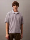 Calvin Klein Jeans Est.1978 Calvin Klein Men's Drop Needle Ribbed Polo Shirt