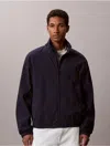 Calvin Klein Jeans Est.1978 Calvin Klein Men's Emblem Logo Windbreaker Jacket In Dark Sapphire