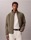 Calvin Klein Jeans Est.1978 Calvin Klein Men's Emblem Logo Windbreaker Jacket In Dusty Olive