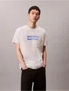 Calvin Klein Jeans Est.1978 Calvin Klein Men's Faded Logo Graphic Classic T-shirt In White