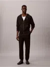 Calvin Klein Jeans Est.1978 Calvin Klein Men's Fleece Monogram Patch Joggers In Black