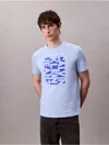 Calvin Klein Jeans Est.1978 Calvin Klein Men's Lateral Logo Graphic Classic T-shirt In Blue