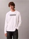 Calvin Klein Jeans Est.1978 Calvin Klein Men's Line Logo Graphic Relaxed T-shirt In White