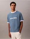 Calvin Klein Jeans Est.1978 Retro Ringer T-shirt In Blue