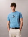 Calvin Klein Jeans Est.1978 Calvin Klein Men's Monogram Logo Tee In Blue