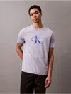 Calvin Klein Jeans Est.1978 Calvin Klein Men's Monogram Logo Tee In Gray