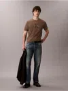 Calvin Klein Jeans Est.1978 Calvin Klein Men's Monogram Logo Tee In Brown