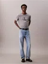Calvin Klein Jeans Est.1978 Calvin Klein Men's Monogram Logo Tee In Gray