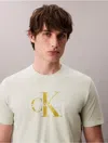 Calvin Klein Jeans Est.1978 Calvin Klein Men's Monogram Logo Tee In Green
