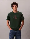 Calvin Klein Jeans Est.1978 Calvin Klein Men's Monogram Logo Tee In Green