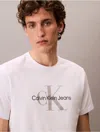 Calvin Klein Jeans Est.1978 Calvin Klein Men's Monogram Logo Tee In White