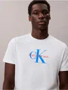 Calvin Klein Jeans Est.1978 Calvin Klein Men's Monogram Logo Tee In White