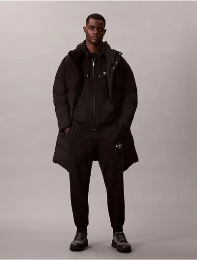 Calvin Klein Jeans Est.1978 Calvin Klein Men's Monologo Fleece Joggers In Black