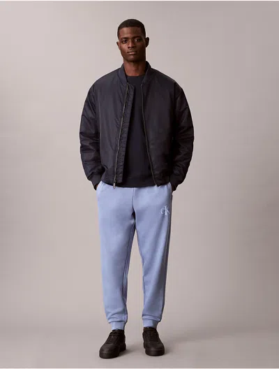 Calvin Klein Jeans Est.1978 Calvin Klein Men's Monologo Fleece Joggers In Black