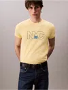 Calvin Klein Jeans Est.1978 Calvin Klein Men's Nyc Outline Graphic Classic T-shirt
