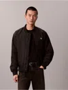 Calvin Klein Jeans Est.1978 Calvin Klein Men's Nylon Bomber Jacket In Black