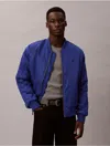 Calvin Klein Jeans Est.1978 Calvin Klein Men's Nylon Bomber Jacket In Blue