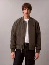 Calvin Klein Jeans Est.1978 Calvin Klein Men's Nylon Bomber Jacket In Brown