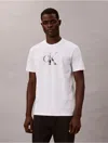 Calvin Klein Jeans Est.1978 Calvin Klein Men's Photo Monologo Graphic Classic T-shirt In White