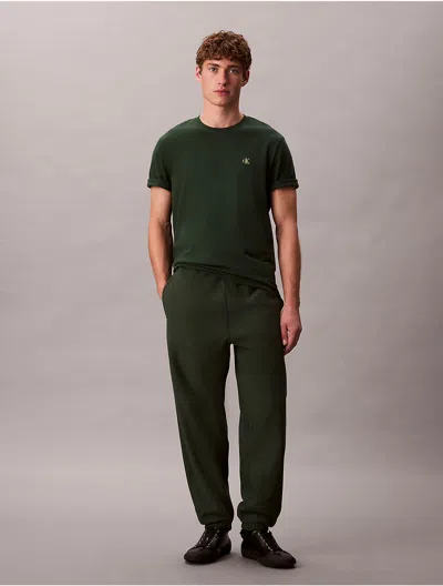 Calvin Klein Jeans Est.1978 Calvin Klein Men's Premium Fleece Joggers In Brown