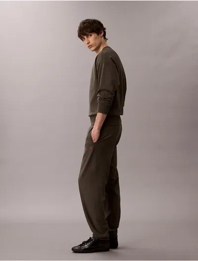 Calvin Klein Jeans Est.1978 Calvin Klein Men's Premium Fleece Joggers In Gray