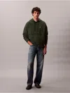 Calvin Klein Jeans Est.1978 Calvin Klein Men's Premium Fleece Relaxed Hoodie In Green