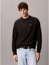 Calvin Klein Jeans Est.1978 Calvin Klein Men's Premium Fleece Relaxed Sweatshirt In Black
