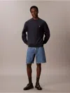 Calvin Klein Jeans Est.1978 Calvin Klein Men's Premium Fleece Relaxed Sweatshirt In Blue