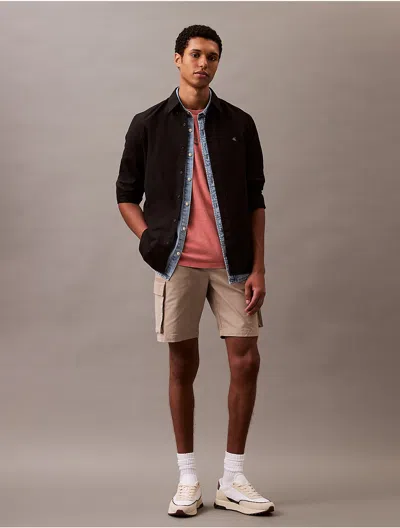 Calvin Klein Jeans Est.1978 Calvin Klein Men's Pull-on Cargo Shorts In Black