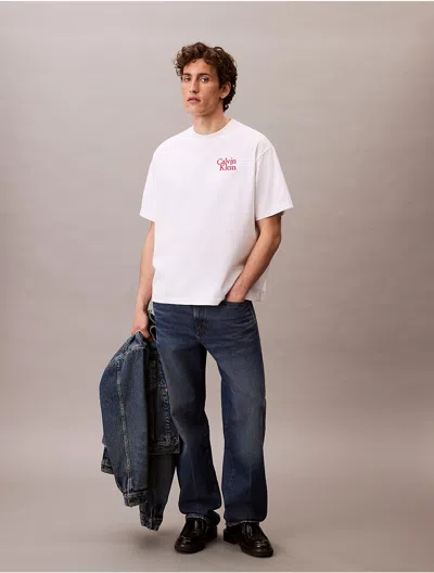 Calvin Klein Jeans Est.1978 Calvin Klein Men's Resort Script Logo Graphic Relaxed T-shirt