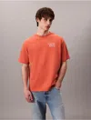 Calvin Klein Jeans Est.1978 Calvin Klein Men's Resort Script Logo Graphic Relaxed T-shirt In Blue