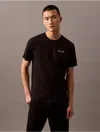 Calvin Klein Jeans Est.1978 Calvin Klein Men's Script Logo Classic Crewneck T-shirt In Black