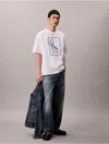 Calvin Klein Jeans Est.1978 Stamp Graphic T-shirt In White