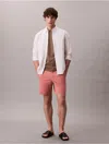 Calvin Klein Jeans Est.1978 Calvin Klein Men's Slim Chino Shorts In Pink