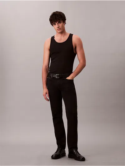 Calvin Klein Jeans Est.1978 Calvin Klein Men's Slim Straight Fit Jeans In Black