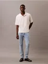Calvin Klein Jeans Est.1978 Calvin Klein Men's Drop Needle Ribbed Polo Shirt