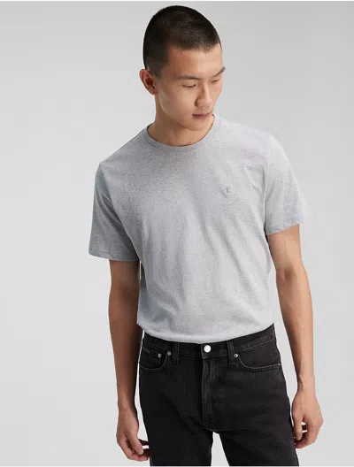 Calvin Klein Jeans Est.1978 Calvin Klein Men's Smooth Cotton Monogram Logo T-shirt