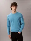 Calvin Klein Jeans Est.1978 Calvin Klein Men's Smooth Cotton Sweater In Blue